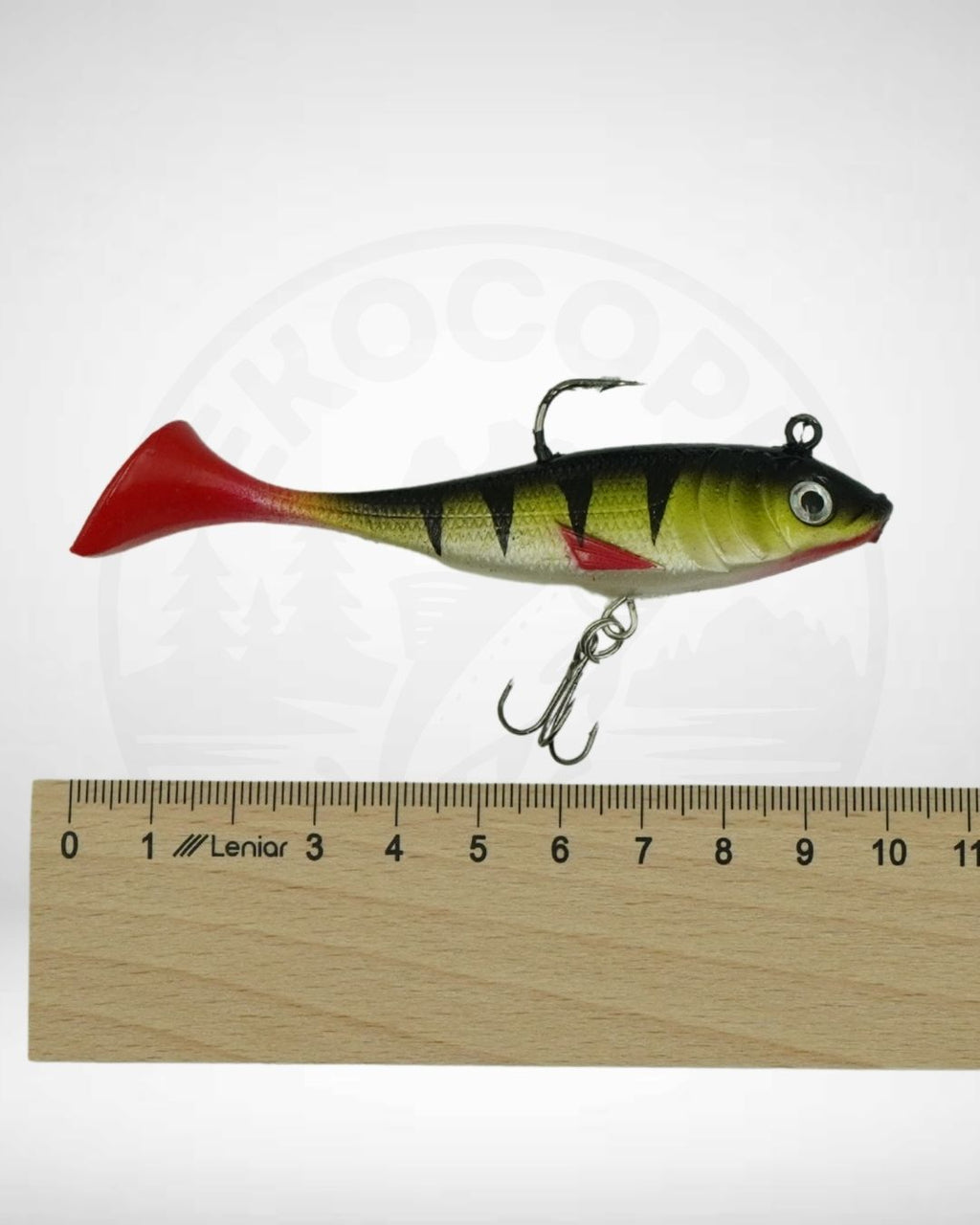 Jig head māneklis / soft bait ar svina galvu [10 cm, 18.5 g]