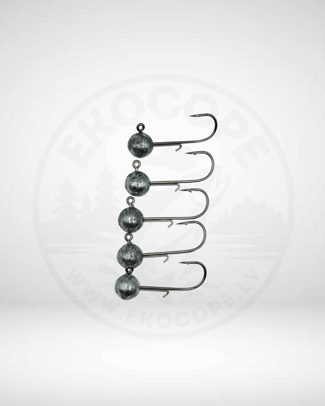 Svina Jig Galvas [3cm, 5g] - 5 gab Komplekts