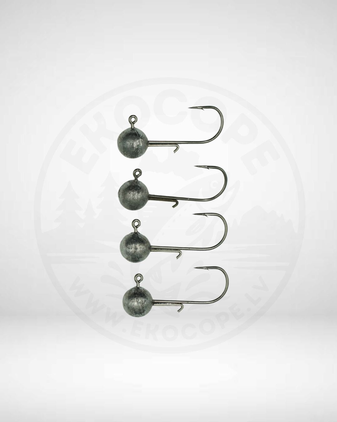 Svina Jig Galvas [4cm, 10g] - 4 gab Komplekts