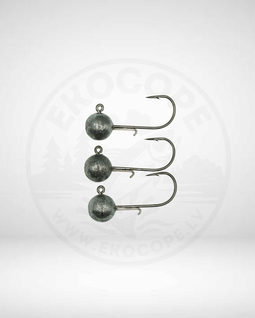 Svina Jig Galvas [4cm, 13.5g] - 3 gab Komplekts