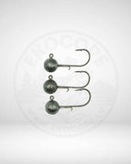 Svina Jig Galvas [4cm, 13.5g] - 3 gab Komplekts