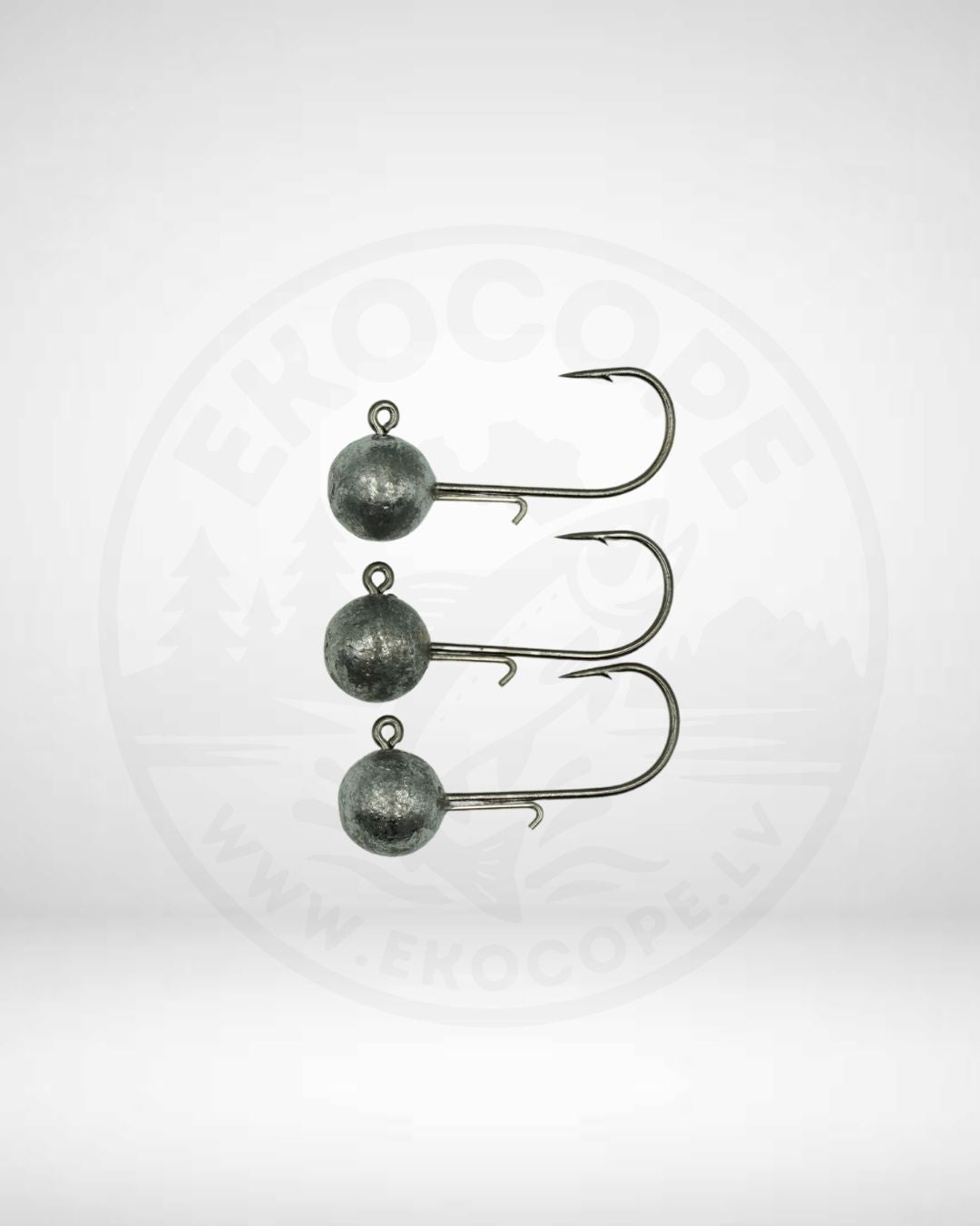Svina Jig Galvas [4cm, 13.5g] - 3 gab Komplekts
